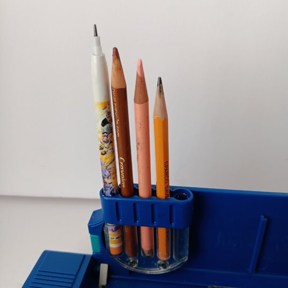 Vintage Sanrio Pekkle Push Button Multi-Functional Mechanical Pencil Case 1996 - Picture 5 of 15